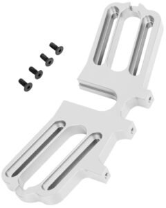 Reds RC Motor Mount Upgrade Alloy Dual Motor Mount for 1/7 Felony 6S BLX Infraction 6S BLX Limitless Aluminum RC Car Parts Silver