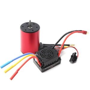 Hylukon S3650 Brushless Motor and ESC 3900KV with 60A Brushless ESC for RC Four Wheel Drive Com 1/8 1/10 Scale RC Cars