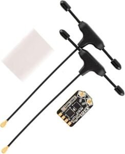Xiangtat RadioMaster RP3 ExpressLRS 2.4ghz Nano Receiver for Autogyro RC Plane with 65mm UFL T Antenna