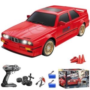 Hitish RC Drift Car 1 16 Scale 2 4Ghz 4WD High Speed RTR Racing Car with LED Lights and Drift Tires Perfect for RC Car Tire Blowout Fun