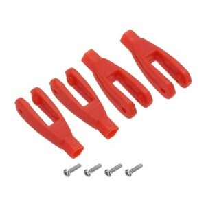 MECCANIXITY 4Pcs Nylon Clevis M2 Thread Linkage 2.8mm End with Screws Fixing Wings Perfect for Your First RC Helicopter DIY Model