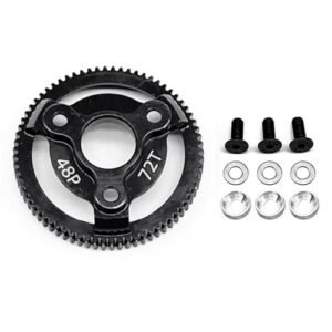 Traxxas RC Rustler Parts 48P 72T Spur Gear Hardened Steel Upgrade for 1/10 Slash Stampede Bandit 2WD VXL XL 5 F 150 SVT