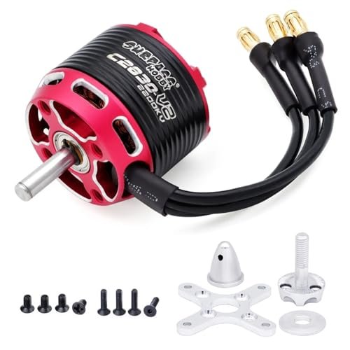 C2830 V2 1300KV Outrunner Brushless Motor with Screw Kit for Giant RC Flying Wing Fixed Wing Aircraft and Drones