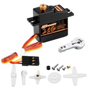 DSPOWER 21G Mini Digital Servo Full Metal Gear for Joysway RC Boat Parts Upgrade