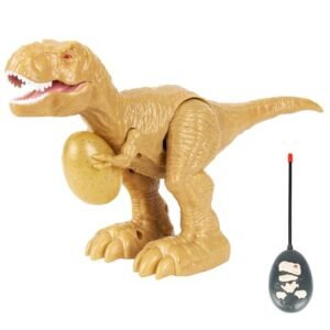 Lozadia Best Buddy RC Robot Dinosaur Toy for Kids Large Remote Control T Rex with 360 Swaying Head Spray and Roaring Sounds