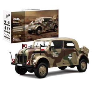 Generic HG4-51 1/18 2.4Ghz RC Command Vehicle Model Electric Brushed Simulation 4WD Military Vehicle (High-end Version/RTR Version/Camouflage Color), 28.1 x 11.4 x 11.6cm, PQ361594J27JRI6TAWDDR7RG