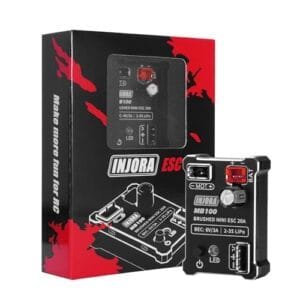 INJORA MB100 R80 20A Brushed ESC RC Car Upgrade for 1 24 1 18 Crawler