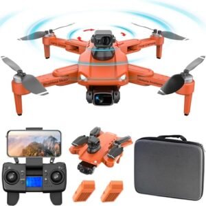 L900 Pro MAX Lozenge Brushless Drone with 4K Camera GPS and 360° Laser Obstacle Avoidance RC Helicopter Flies Sideways for Adults