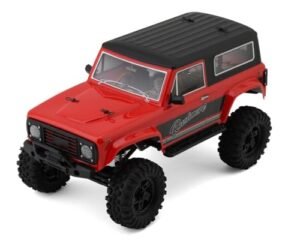 furitek x HobbyPlus CR-18P 2024 Rushmore (RED) Brushless RTR 4WD Off-Road 1:18 Scale All Terrain RC Rock Crawler Waterproof - RC Cars, RC Crawler Toys Vehicles for Adults (HELIDIRECT) (FUR-2556)