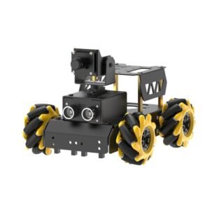 Hiwonder Raspberry Pi 5 AI Vision Robot Car Kit Mecanum Wheels Robot, 2DOF HD Camera Python Progamming Open Source DIY Robot Kit for Teens（Without Raspberry Pi 5 Board）