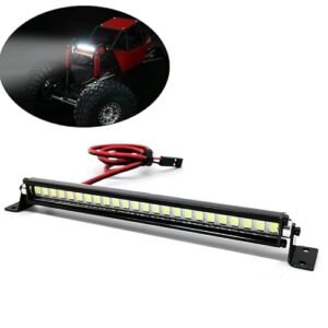 REDSPIDER Aluminum RC Lights Kit for Realistic RC Monster Truck 1/8 1/10 1/12 1/16 1/18 Scale Crawler Buggy Truck LED Light Bar 101.2mm 4in