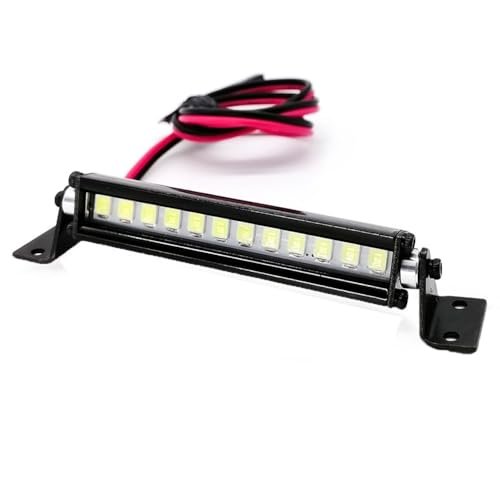 REDSPIDER Aluminum RC Lights Kit for Real RC Monster Truck 1/8 1/10 1/12 1/16 1/18 Scale Crawler Buggy Truck LED Light Bar 52mm 2in