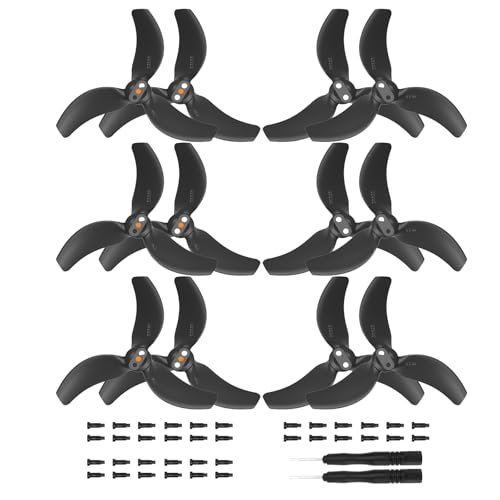 Hot Wings RC Plane DJI Avata 2 Drone Propellers Blades 12Pcs Low Noise Quick Replacement Spare Accessories