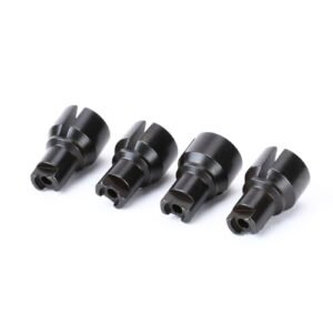 RCAWD 40CR Chrome Steel Metal Differential Cups RC Components Chrome Wheels for 1/18 ARRMA ARA2102 Granite Typhon GROM