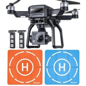 Bwine F7GB2 Drone with Camera for Adults 4K with 2 Batteries + Bwine Waterproof Landing Pad