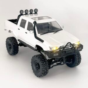 WPL C64 1 1 2 Scale RC Truck Off Road Rock Crawler 4x4 Remote Control Pickup All Terrain RTR 260 Motor Upgraded Chassis Proportional Control 2 4GHz Axle Mounted Servo Adult