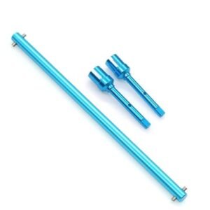 Tamiya TT02 1/10 RC Rally Car Tires Upgrade Kit with Aluminum Alloy Drive Shaft and Joint Cup Kits