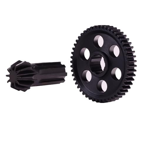 Mesimsple Steel Spur and Input Gear Upgrade for MJX Hyper Go Stock RC Truck 1/14 1/16 H16 Series