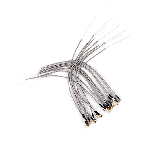 20Pcs ABS 2.4G Receiver Antenna for Timber RC Aircraft Compatible with Futaba FrSky IPEX Port 15cm
