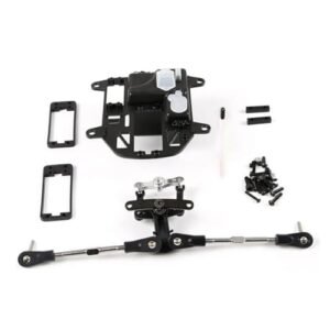 FLMLF Plastic Symmetric Turn Steering Radio Battery Box Kit for 1 5 HPI ROFUN BAHA KM ROVAN Baja 5B 5T 5SC Truck Rc Car Parts