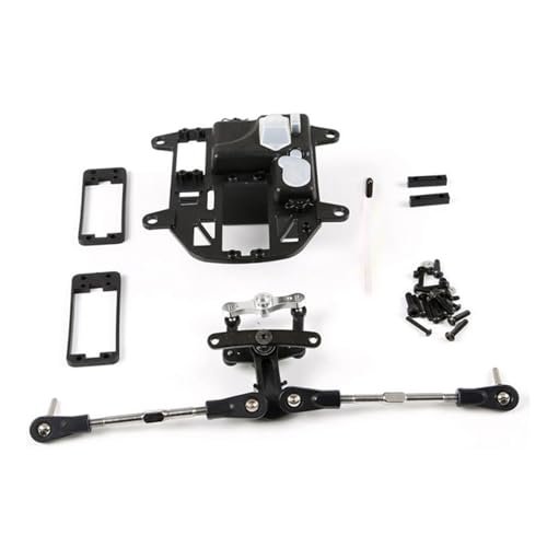 FLMLF Plastic Symmetric Turn Steering Radio Battery Box Kit for 1 5 HPI ROFUN BAHA KM ROVAN Baja 5B 5T 5SC Truck Rc Car Parts
