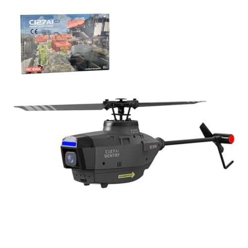 Actualia C127AI Scout Drone RC Helicopter with 1080P Camera Avoids RC Helicopter Incident with Advanced 6Axis Gyro and Optical Flow Positioning
