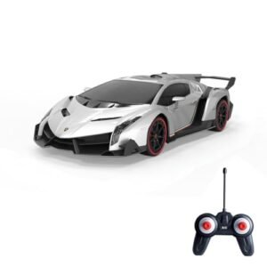 Vinie Remote Control Car for Boys at 6 Texan RC Giant Scale Officially Licensed Lamborghini Veneno Drift Car with LED Lights