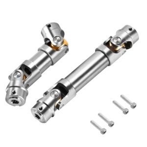 High Performance RC 135 Rivet Joint Reconnaissance Aircraft Model Upgrade Steel Drive Shafts Set for 1/18 Traxxas TRX4M Crawler 2PCS
