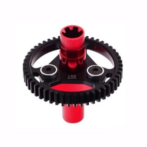 Mesimsple Steel 55t Slipper Clutch Spur Gear Upgrade for RC Mega Mud Truck Arrma 1/10 Senton Granite Bigrock Vorteks 3s Kraton Outcast 4s Typhon 3s 550 Mega Series Parts Red