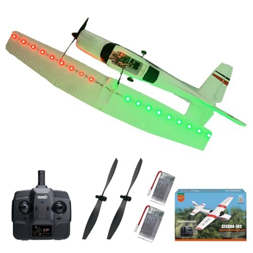 WLtoys F949 3CH RC Airplane with 6 Axis Gyroscope 2.4GHZ Remote Control Plane for Adults Outdoor Toy with 2 Batteries and Propeller