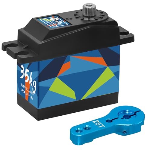 RCENJOY 35KG Steel Gear Digital Servo High Torque Tiporare Pattern RC Airplane Accessory