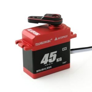 RC Willey Outlet Las Vegas 45Kg High Torque 8.4V Coreless Waterproof Servo with Stainless Steel Gear and 25T Servo Horn 180°