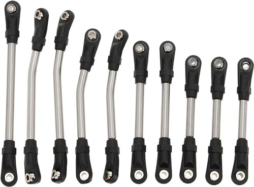 MEUS Racing UTB18 Links 10pcs Steel High Clearance Links Kit for Axial UTB18 Capra Trail Buggy Upgrade Parts Perfect for Your RC Trail Truck Kit