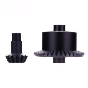 Mesimsple New Bright RC Polaris 37t Main Gear Differential Case and 13t Input Gear Upgrade for Arrma 1/10 Senton Big Rock Granite 3S BLX Models