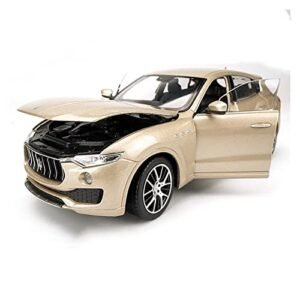 Maserati Levante 1/24 Scale Alloy Die Cast Car Model Gold Display Collection Toy Gift
