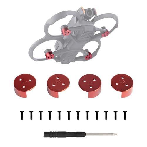 Houjunor DJI Avata 2 Bottom Protector Cover 4 PCS Aluminum Alloy Anti Scratch Dust Proof Tear Into RC Boat Accessories