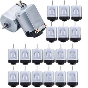 MTDELE 20Pcs Mini Small DC Electric Motors for RC Model Boats 1.5V 3V 5V 6V 130 Micro Toy Motors DIY Kids Projects