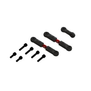 ARRMA Aluminum Adjustable Steering Links Set B 2pcs for B 17 RC Airplane ARA340217