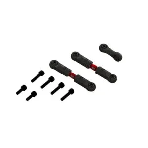 ARRMA Aluminum Adjustable Steering Links Set B 2pcs for B 17 RC Airplane ARA340217