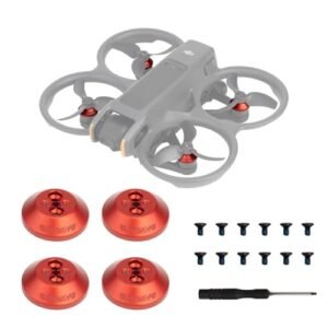 Houjunor Twin Supercharged 4 Cylinder Nitro RC Engine Motor Cover for DJI Avata 2 4 PCS Aluminum Alloy Dustproof Waterproof Drone Accessories
