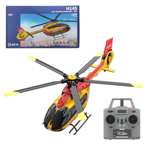 OBIOCKIDAY H 145 Remote Control Helicopter 1 30 C190 RC Helicopter 2 4G 6CH RC Aircraft for Adults Featuring RC Plane Flying Backwards Capability