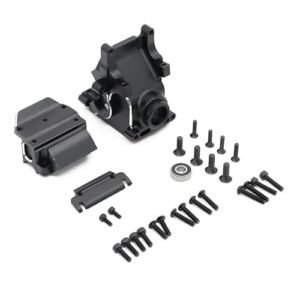 HappyPark Aluminum Gearbox Case Upgrade for ARRMA 6S BLX 1/7 and 1/8 Typhon Kraton Notorious Outcast Mojave Infraction Felony Talion Limitless Replaces AR310854 Black