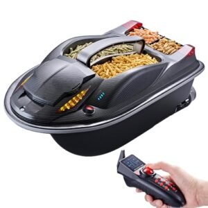 Bait Boat, GPS RC Bait Boat with 500m/546yards Remote Control with Cruise and Auto Return, 7kg/15.4lbs Load Capacity, Dual Motor System for Long-Range Bait Deployment, Ideal for Fishing Enthusiasts