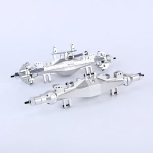RCAWD 7075 LMT Front Rear Axle Set with 40CrMo Gears Metal Differential Upgrades for Losi 1/8 Solid Axle LOS242031 LOS242030