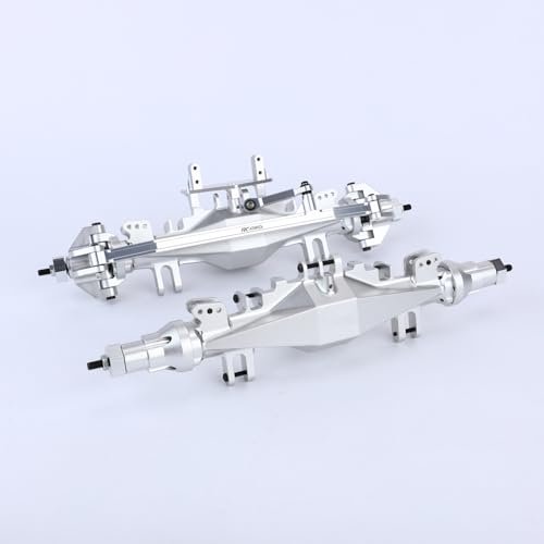 RCAWD 7075 LMT Front Rear Axle Set with 40CrMo Gears Metal Differential Upgrades for Losi 1/8 Solid Axle LOS242031 LOS242030