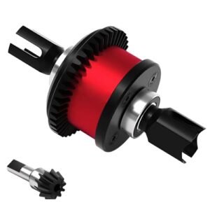 EPINON F R Diff Set Steel 43T Differential Active with 10T Input Gear for Arrma 1/7 Fireteam Felony Limitless Infraction Mojave 1/8 Typhon Kraton Notorious Outcast 6s Upgrade Replace ARA310990 Perfect for RC Truck with Plow