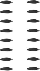 Techwonderz Original RC Hovercraft Kits Drone Accessories 16 PCS 2Sets Propellers Black for F Series Quadcopter