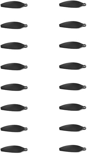 Techwonderz Original RC Hovercraft Kits Drone Accessories 16 PCS 2Sets Propellers Black for F Series Quadcopter