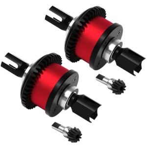 EPINON F R Diff Set Steel 43T Differential Active with 10T Input Gear for Arrma 1 7 Fireteam Felony Limitless Infraction Mojave 1 8 Typhon Kraton Notorious Outcast 6s Upgrade Replace ARA310990 Perfect for RC Truck with Camper Enthusiasts