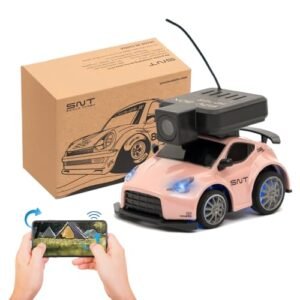 Fairrc RC Cars 1/64 Remote Control Car with HD FPV Camera High Speed RC Drift Car for Kids Adults Gifts Pink